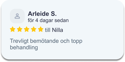 Omdöme från kund hos Vägen till hälsa